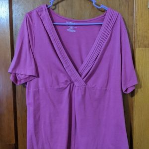 Lane Bryant Pink Top